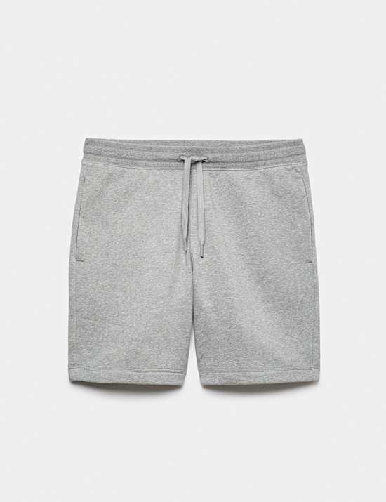 Cotton Rich Brushback Mid Length Shorts