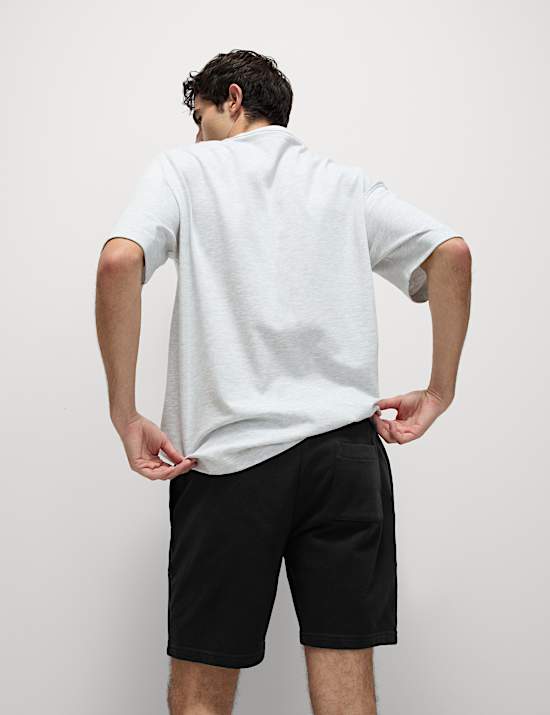 2pk Pure Cotton Jersey Shorts