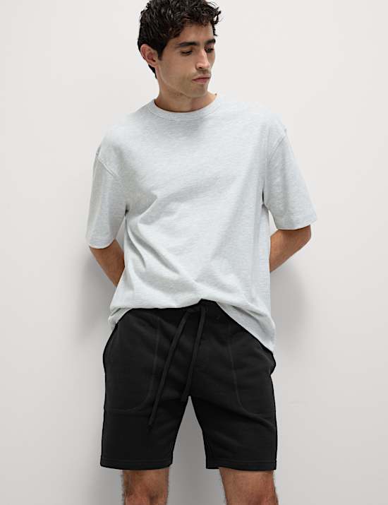 2pk Pure Cotton Jersey Shorts