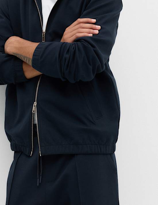 Ultimate Cotton Rich Full Zip Sweatshirt
