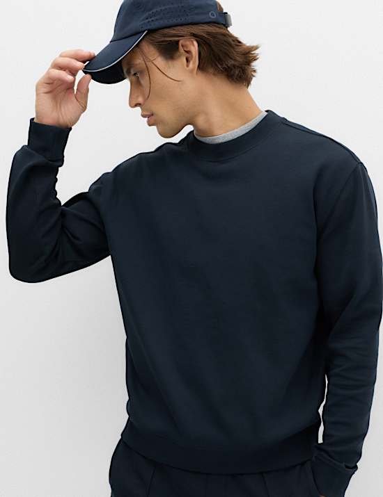 Ultimate Cotton Rich Crew Neck Sweatshirt