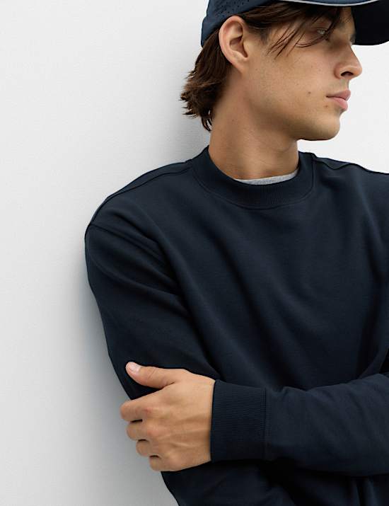 Ultimate Cotton Rich Crew Neck Sweatshirt