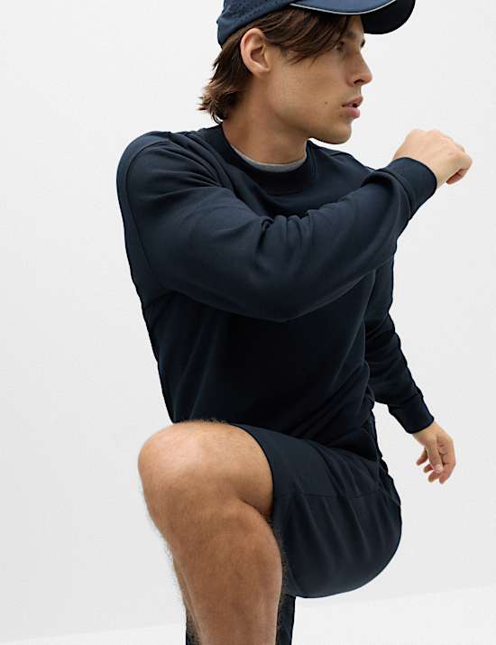 Ultimate Cotton Rich Crew Neck Sweatshirt
