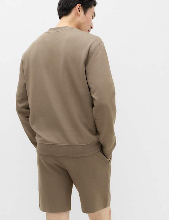 Ultimate Cotton Rich Crew Neck Sweatshirt