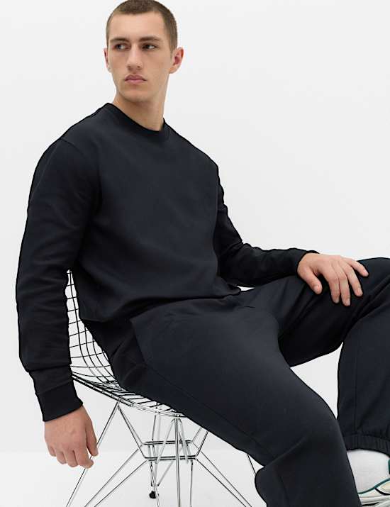 Ultimate Cotton Rich Crew Neck Sweatshirt