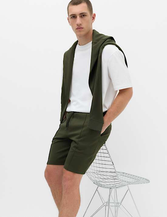 Cotton Rich Ultimate Mid Length Shorts