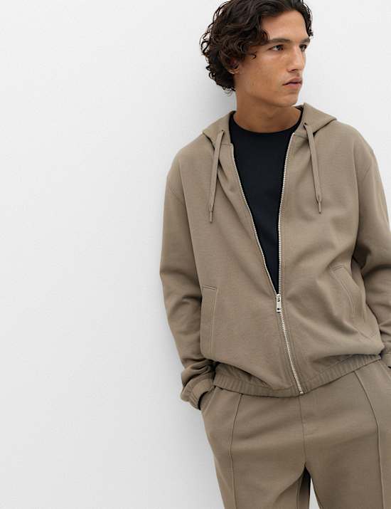 Ultimate Cotton Rich Zip Up Hoodie