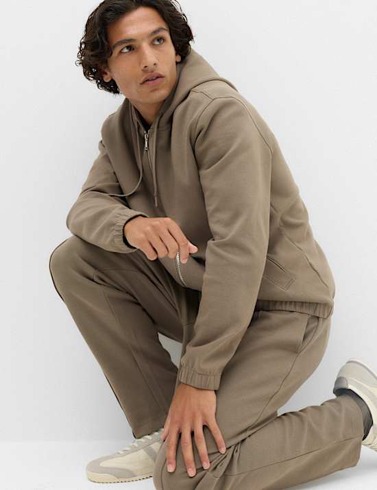 Ultimate Cotton Rich Zip Up Hoodie