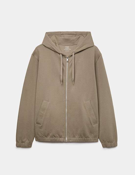 Ultimate Cotton Rich Zip Up Hoodie
