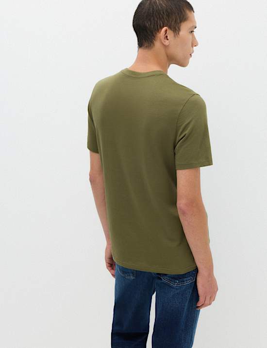 5 Pack Pure Cotton Crew Neck T-Shirts