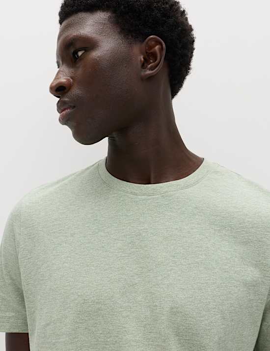 5 Pack Pure Cotton Crew Neck T-Shirts