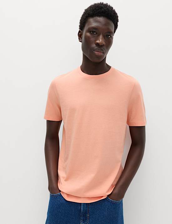 5 Pack Pure Cotton Crew Neck T-Shirts