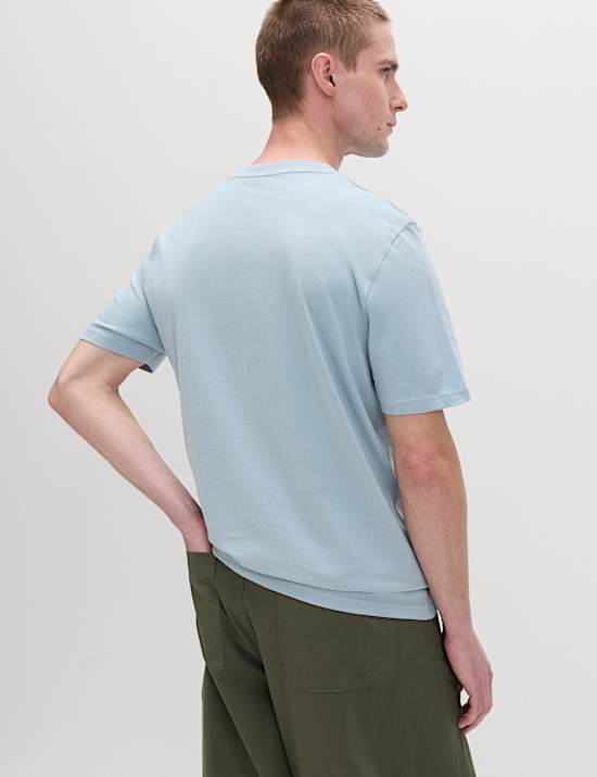 7 Pack Pure Cotton Crew Neck T-Shirts