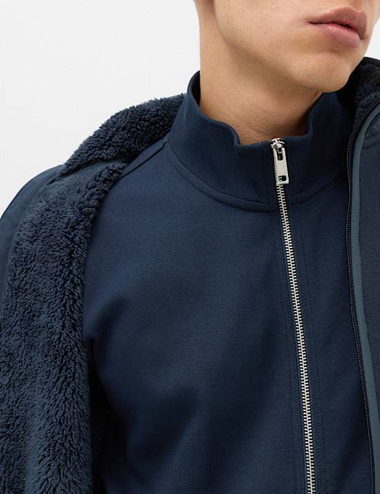 Knitted Fleece Jacket
