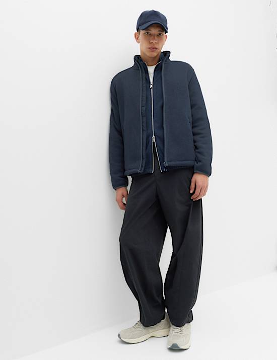 Knitted Fleece Jacket