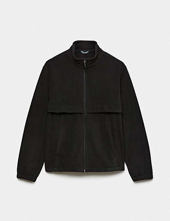 Funnel Neck Long Sleeve Micro Fleece