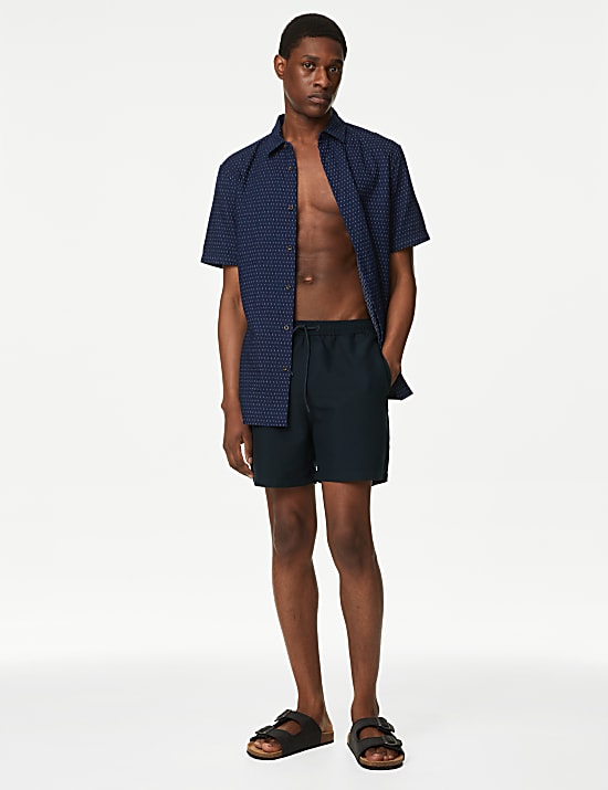 מכנסי שחייה קצרים עם אפקט ייבוש מהיר