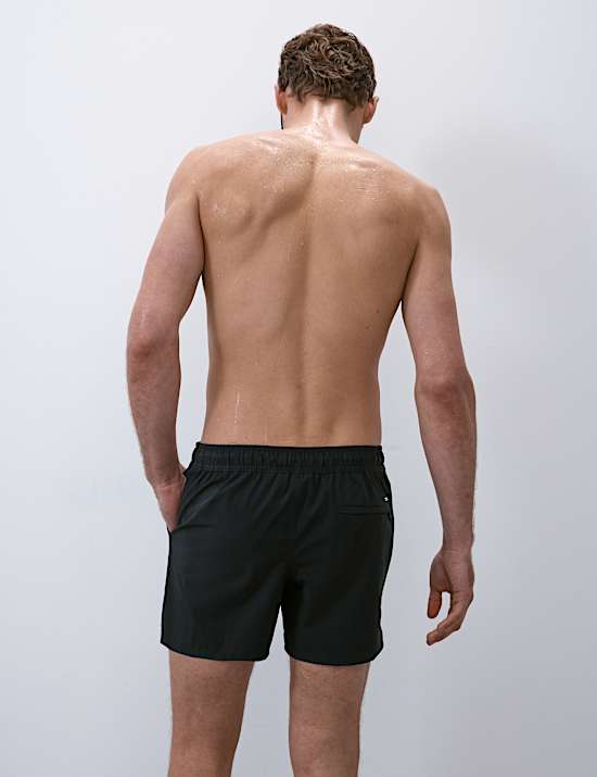 Mid Length Quick Dry Stretch Swim Shorts