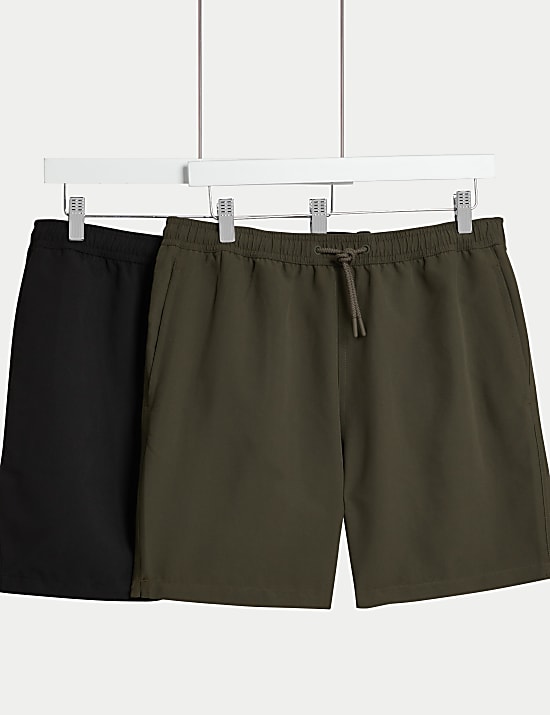 2pk Quick Dry Swim Shorts