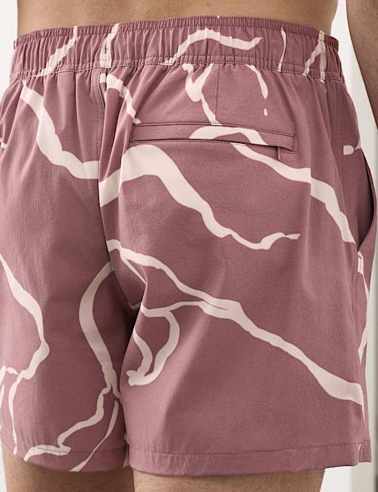 Quick Dry Floral Swim Shorts