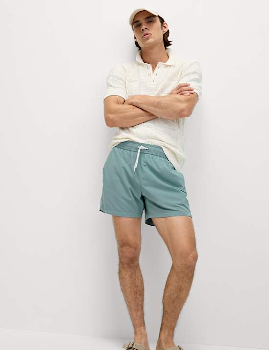 Quick Dry Plain Swim Shorts