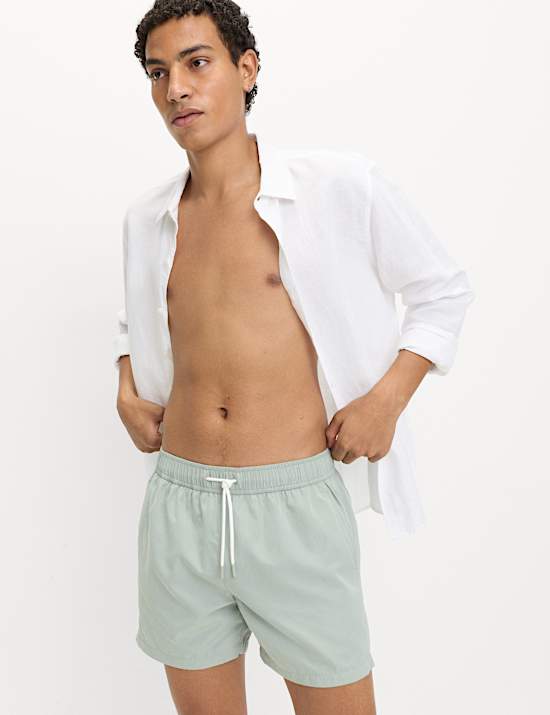 Quick Dry Plain Swim Shorts