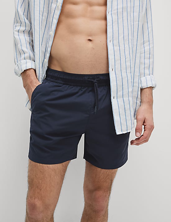 Quick Dry Plain Swim Shorts