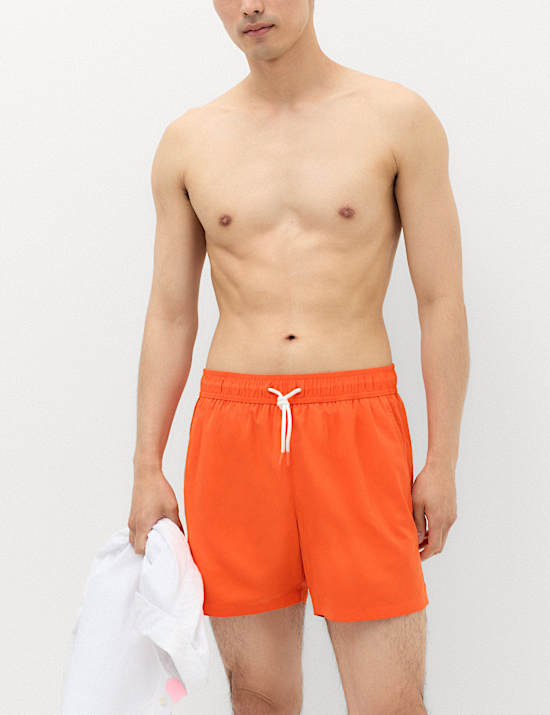 Quick Dry Plain Swim Shorts