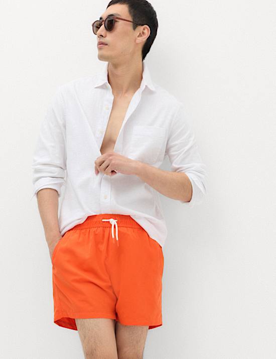 Quick Dry Plain Swim Shorts