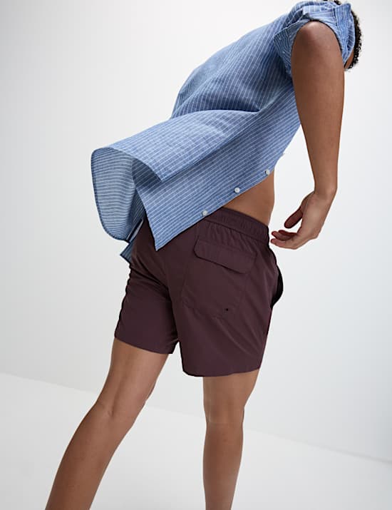 Quick Dry Plain Swim Shorts