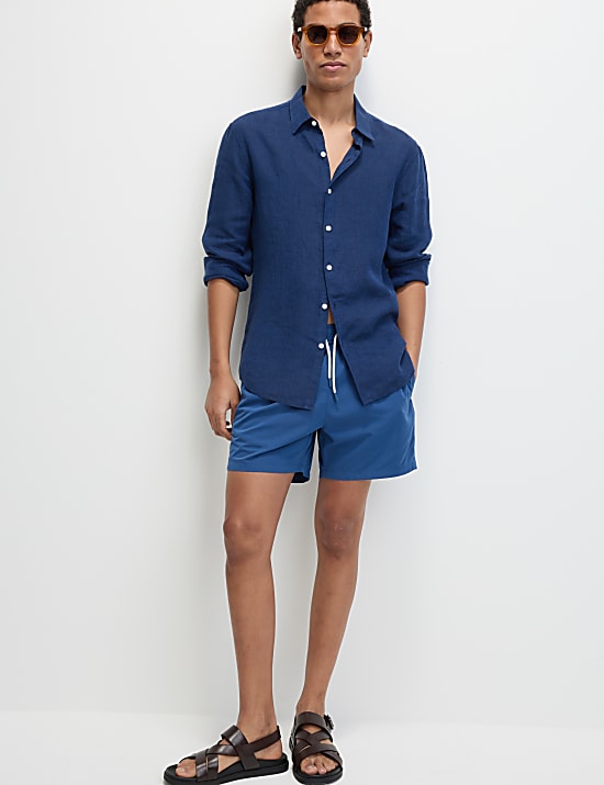 Quick Dry Plain Swim Shorts