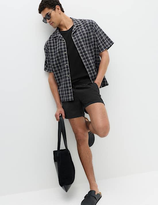 Quick Dry Plain Swim Shorts