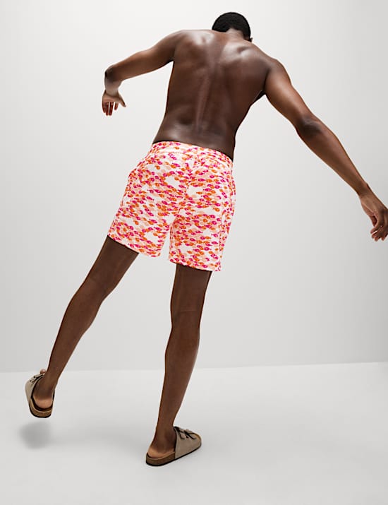 Quick Dry Printed Swim Shorts
