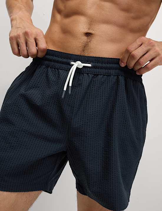 Seersucker Swim Shorts