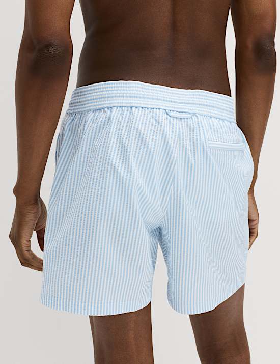 Seersucker Swim Shorts