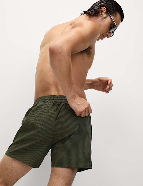 Seersucker Swim Shorts