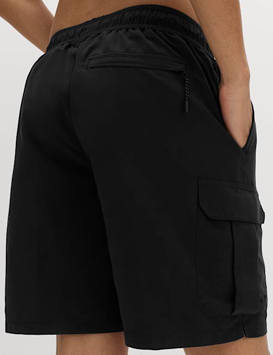 Rychleschnouc&iacute; dlouh&eacute; koupac&iacute; &scaron;ortky s kapsami