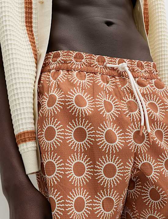 Quick Dry Textured Swim Shorts