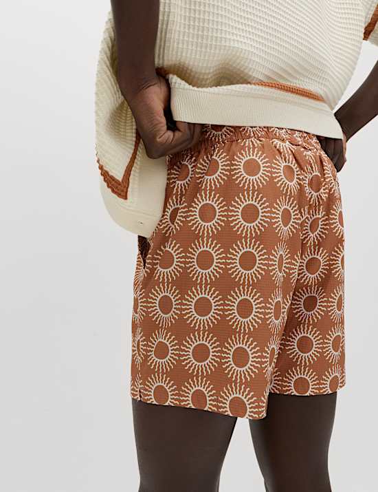 Quick Dry Textured Swim Shorts