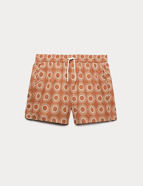 Quick Dry Textured Swim Shorts