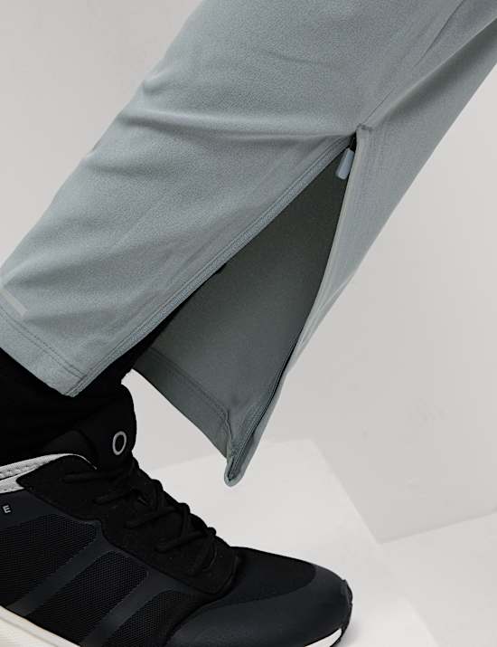 Stretch Drawstring Zip Pocket Joggers