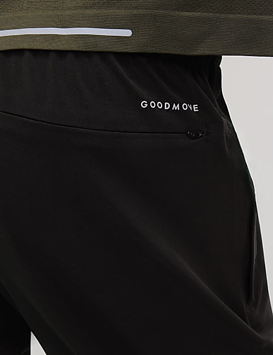 Pantalon de jogging en tissu extensible à poches zippées et cordon