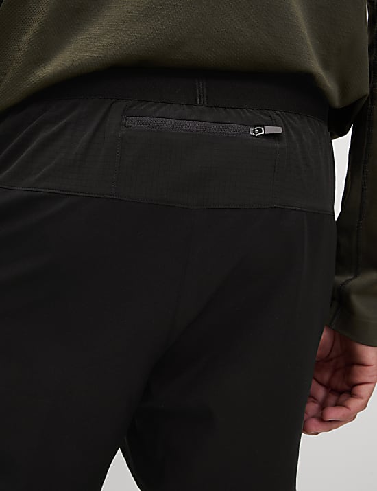 Short de sport effet superposé