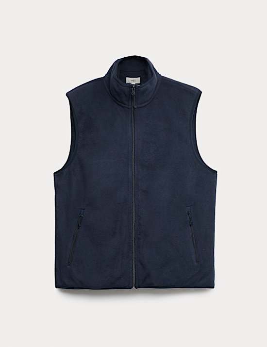 Micro Fleece Funnel Neck Gilet
