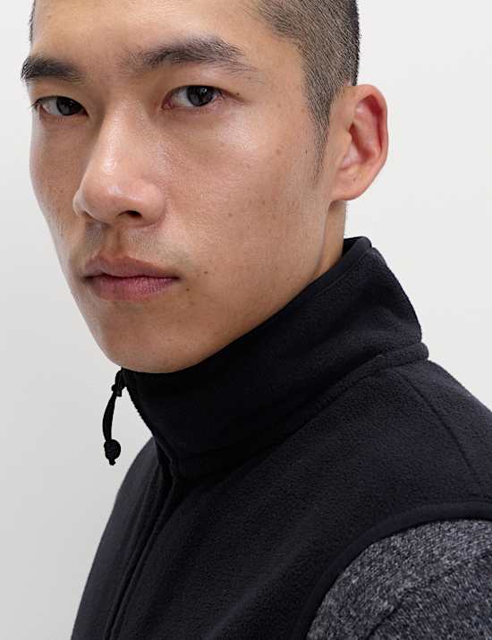 Micro Fleece Funnel Neck Gilet