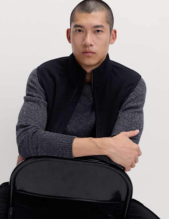 Micro Fleece Funnel Neck Gilet