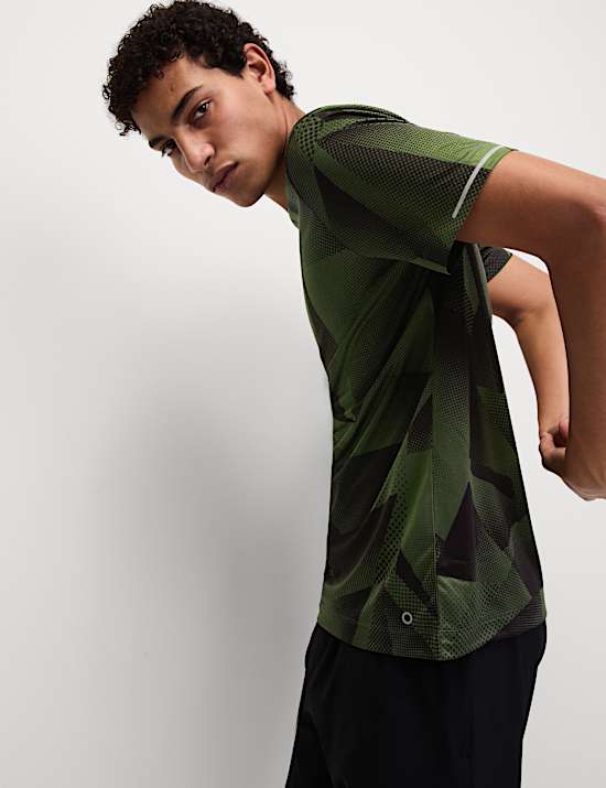 Abstract Print Training T-Shirt