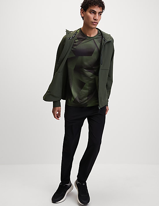 Abstract Print Training T-Shirt