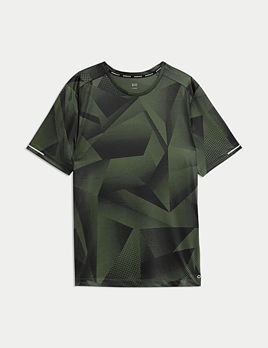 Abstract Print Training T-Shirt