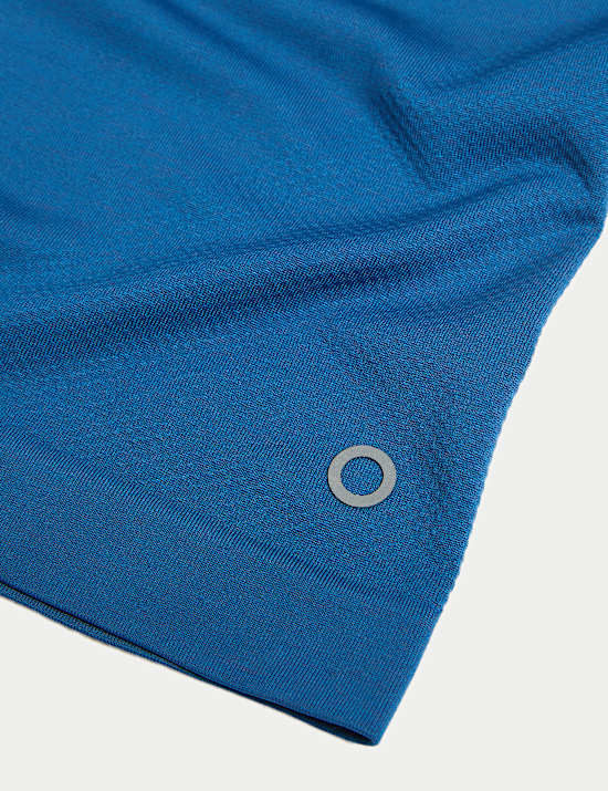 Funnel Neck Half Zip Top